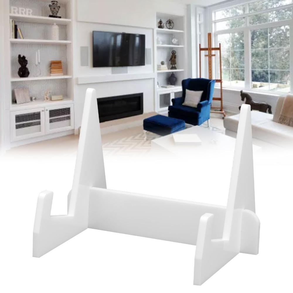 Acrylic Acrylic Book Display Stand Adjustable Bookrack Portable Bookshelf Office Desks