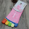 Non-Slip Yoga Socks Five-Finger Socks, Women'S Color Medium Tube Five-Toe Socks