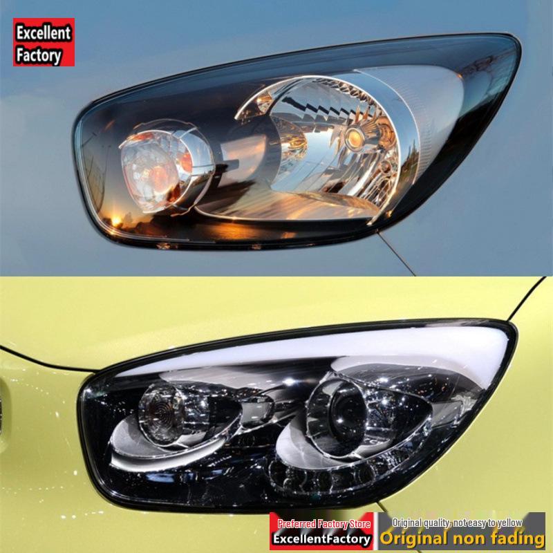 Kia Picanto 12-15 European Star Headlight Housing: High-Transmittance PC Lampshade