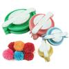 Набор для изготовления помпонов Аппарат Bommel Pom Pom Maker Clover Игла для пушистых шариков Инструмент для вязания Рукоделие Набор для рукоделия Товары для дома