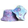 Panama Bucket Hats Animal Letter Print Fisherman Hat Summer Sun Hats For Women Men Reversible Fishing Cap