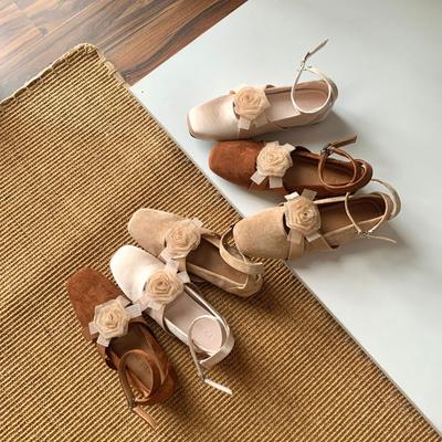 2025 новые китайские туфли Мэри Джейн женские туфли на плоской подошве весна-осень французские ретро одинарные туфли балетки