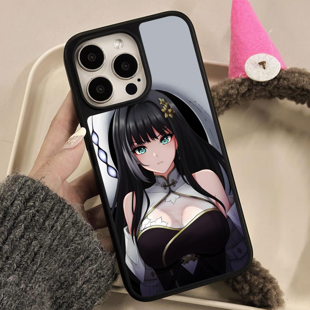 Чехол для телефона Wuthering Waves Baizhi для iPhone 17 16 15 14 13 12 11 Air Pro Max Plus Матовая поверхность