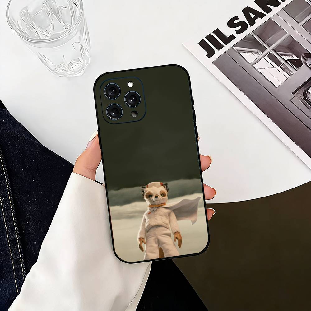 F-Фантастический Мистер Ф-Лис Чехол Для Телефона Для iPhone 17, 16,15,14,13,12,11 Plus,Pro Max, Другие Мягкий Черный Чехол