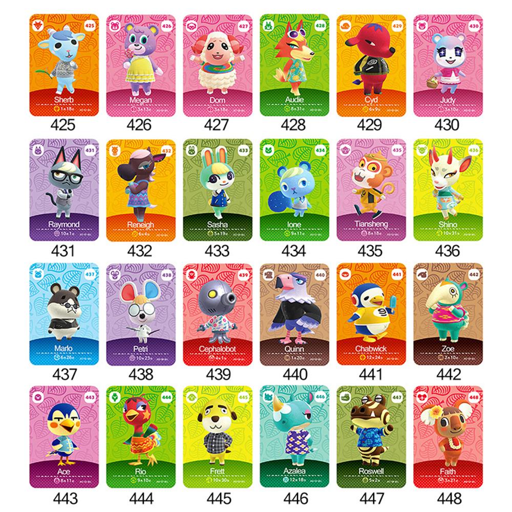 48 шт., игровые карты Animal Crossing Series 5 Mini NFC для переключателя NS