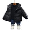 Children's Thick Hooded Quilted Autumn and Winter Casual Fashion Coats for Boys and Girls