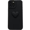 Чехол с розовым корпусом для Iphone 13 12 Promax 14 Pro Max Xsmax Xr X 11 7 8 Plus с мультяшным 3d рельефным чехлом для телефона с сердечками Conque