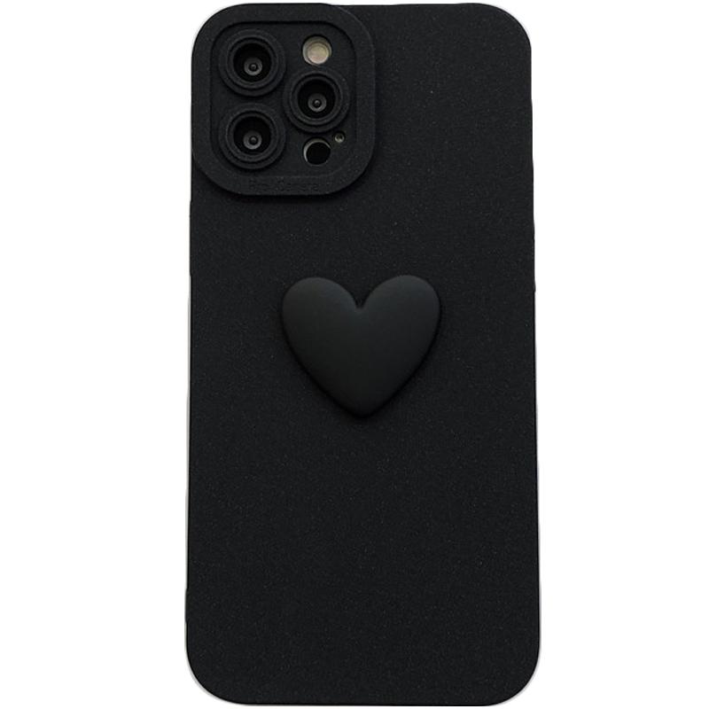 Чехол с розовым корпусом для Iphone 13 12 Promax 14 Pro Max Xsmax Xr X 11 7 8 Plus с мультяшным 3d рельефным чехлом для телефона с сердечками Conque