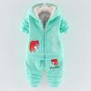 2021 Winter Baby Kids Clothing Sets Cartoon Toddler Boys Girls Warm Hooded Coats Pants Suit Kids Thick Tracksuit Clothes Set