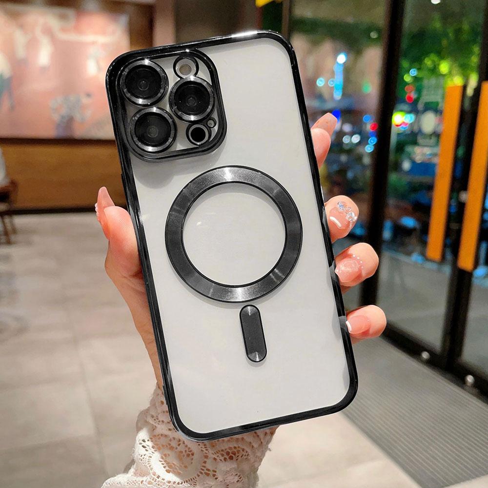 Магнитный чехол для мобильного телефона iPhone 13 12 11 14 15 Pro Max Plus, нескользящий и прочный