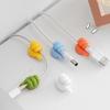 10Pcs Colorful Silicone Thumb Wall Hooks Strong Adhesion Cable Clip Rust-proof Key Hangers Desktop Storage Hook