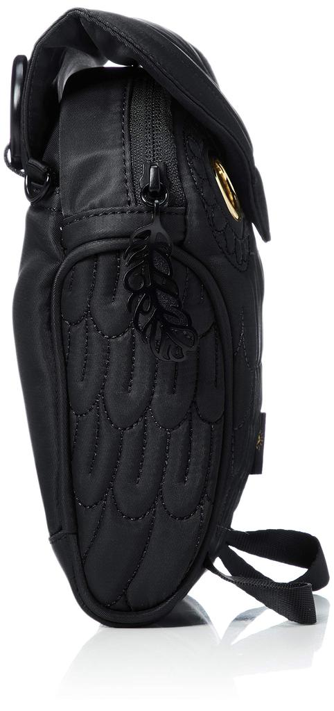 MORN CREATIONS Owl Pouch, Large, Black, OW-304