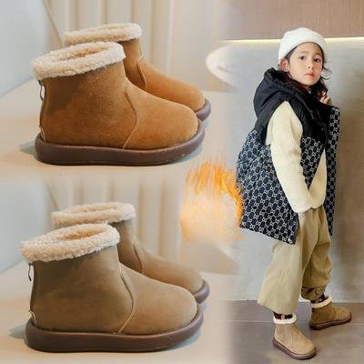 Осенние и зимние полусапожки, зимние детские хлопковые сапоги