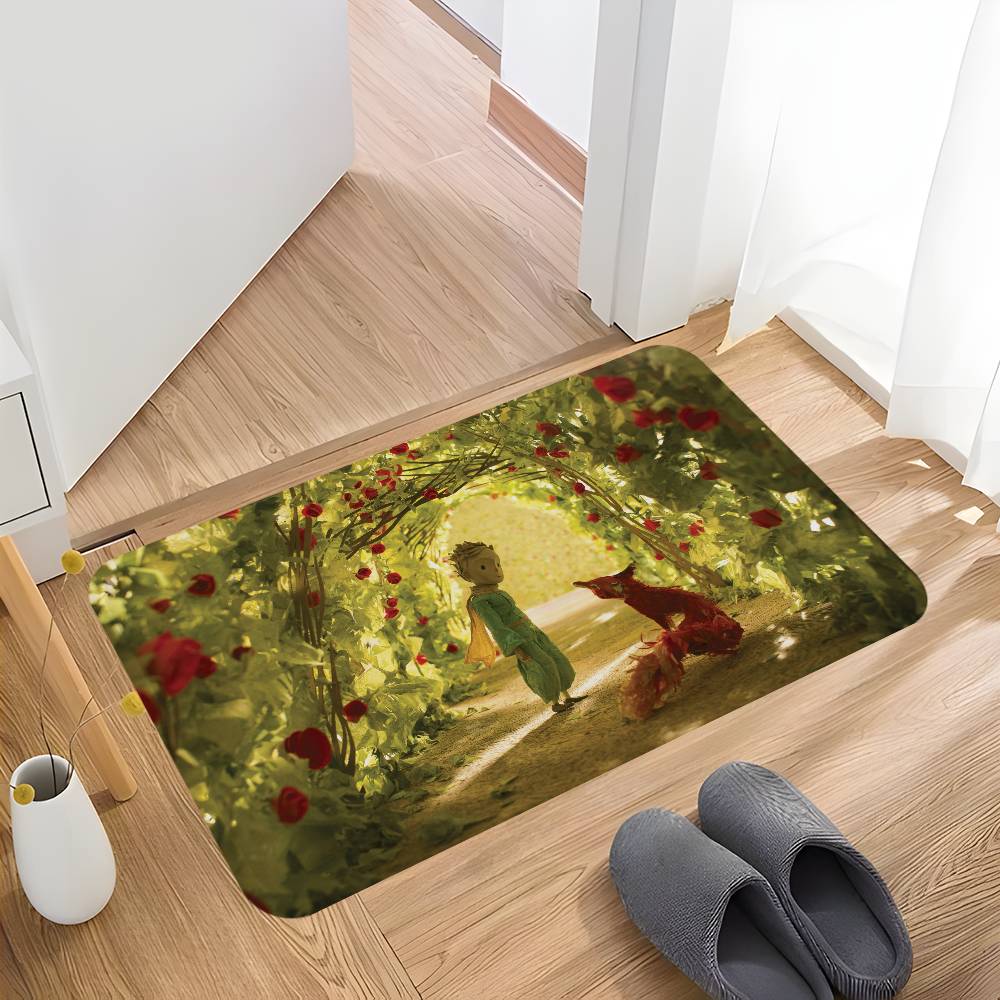 Литературные произведения Маленький П-Принц Коврик для ванной Скандинавский стиль Домашний придверный коврик Коврики для ванной-туалета Коврик для спальни