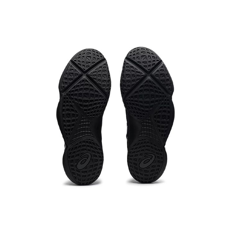 Asics Unpre Ars Кроссовки мужские баскетбольные средней высоты с круглым носком Черные 1063A036-002