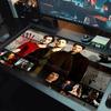 Supernatural Color Mouse Pad Large Gaming Table Cushion Non-slip Laptop Tablet Big Mousepad XXL Mat Mini PC Playmat With Lock edge