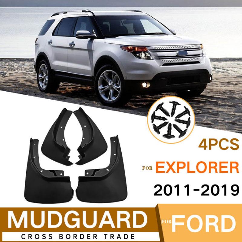 Car Mudflaps For Ford Explorer 2011- Fifth Generation Mud Flaps Splash Guards Mudguards Mud Flap Front Rear Fender