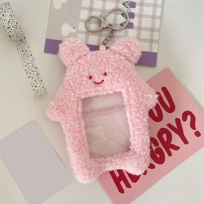 Плюшевый держатель для карт с мультяшным котом, стильный рюкзак, очаровательный брелок, декоративная крышка для карт, студенческий подарок, аксессуары