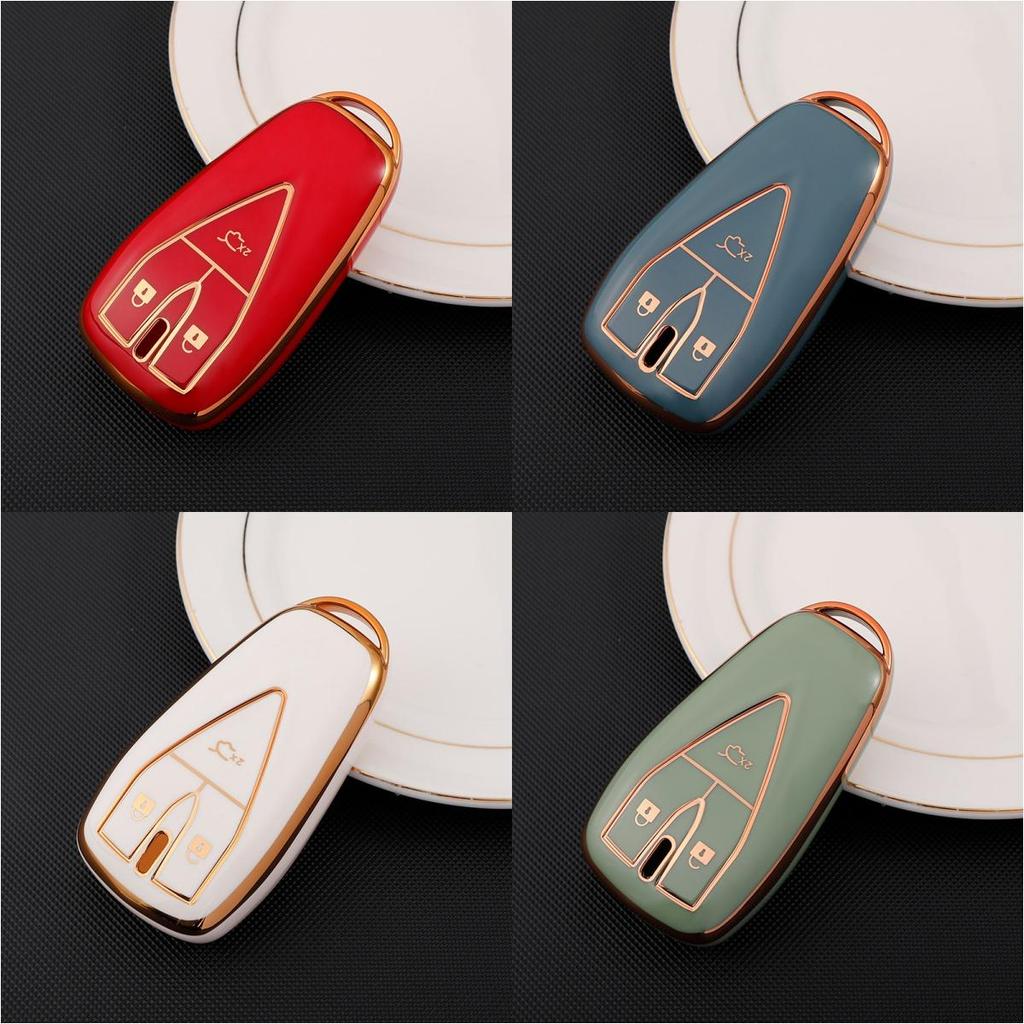 3/4/5 Кнопок Пномпень Чехол для ключа-пульта автомобиля Ракушка Брелок Защитная сумка Держатель для Changan CS35 Plus CS55 Plus CS75 Plus 2019 2020