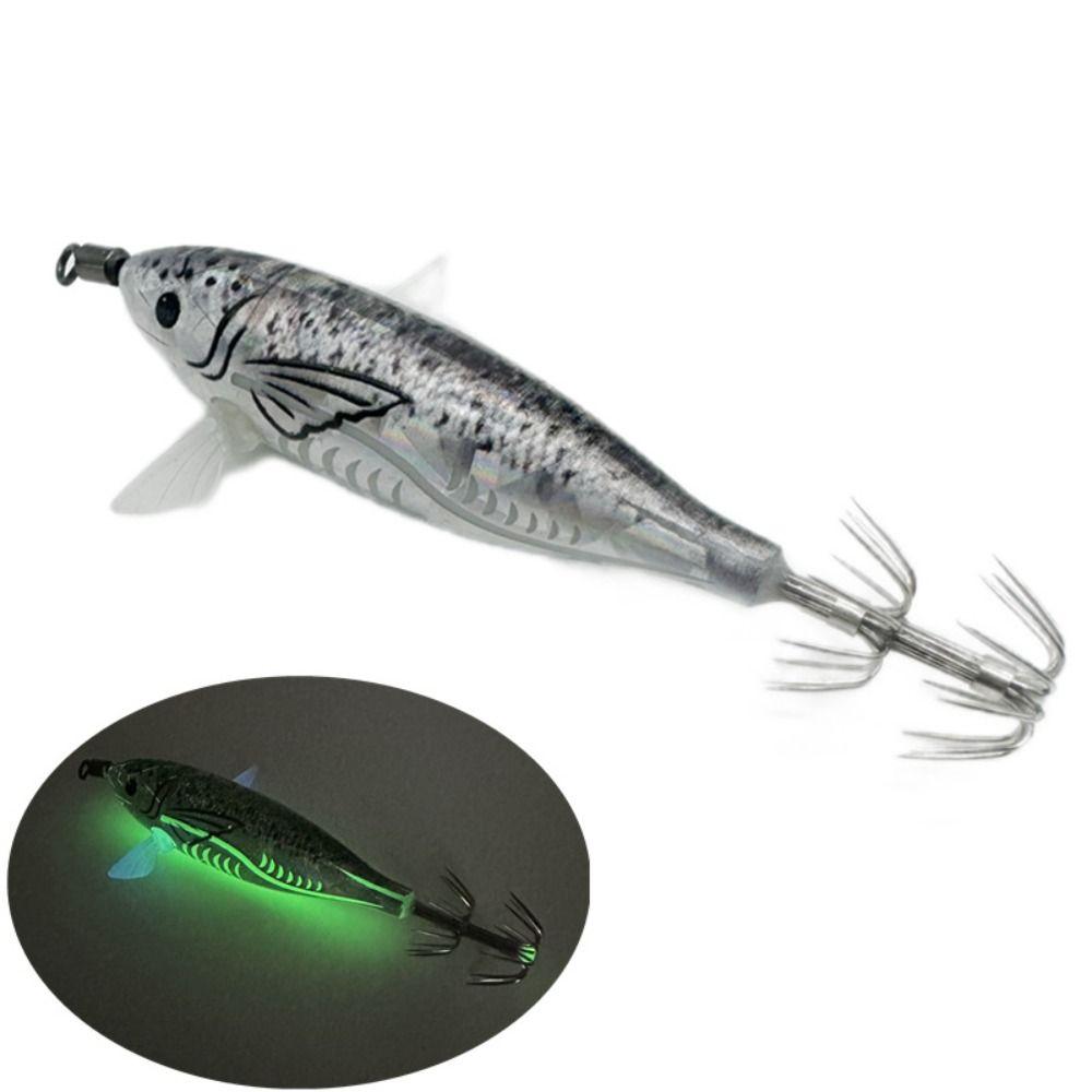 Свинцовое грузило, крючок для кальмара, рыболовные снасти, приманка для осьминога, 2023, приманки для деревянных креветок, реалистичные