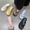 Summer Women Casual Clip Toe Slippers Comfort Platform Flats Beach Vacation Slides Flip Flops Shoes Zapatos De Mujer