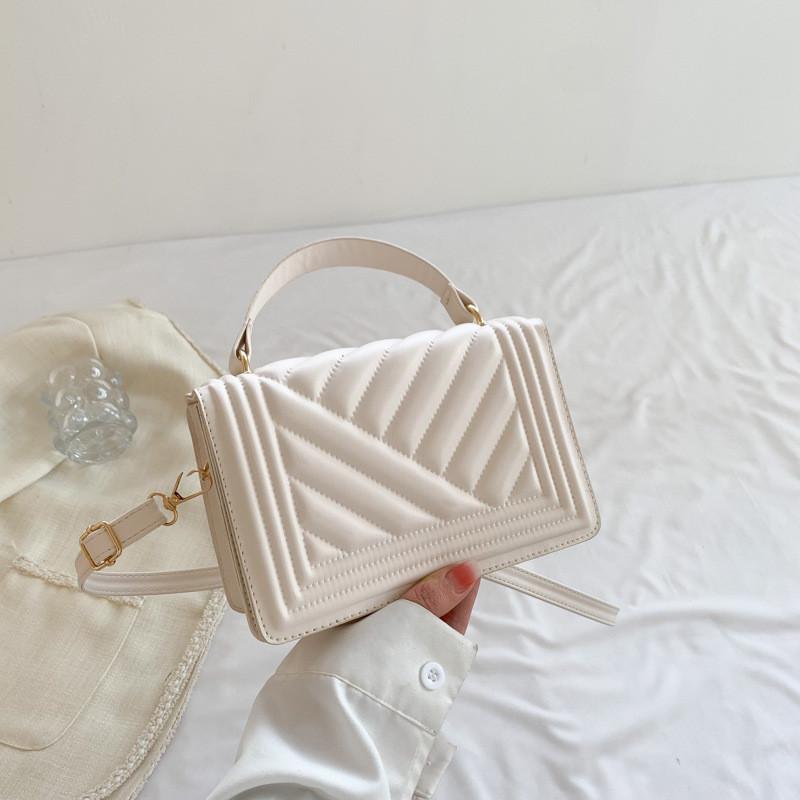 Stylish Korean Trendy Pu Leather Crossbody Bag With Magnetic Closure For Women