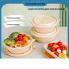 COFLYEE Biodegradable Corn Starch Disposable Food Containers