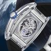 Мужские механические часы Mark Huafei Полностью автоматические Механические China-Chic Шаньхайцзин Ночник Водонепроницаемые Часы для мальчиков