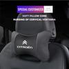 1Pcs Car Seat Headrest Auto Logo Neck Pillow For Citroen C4 C3 C2 C1 C5 DS3 Berlingo Xsara Grand Picasso Jumper Cactus Saxo