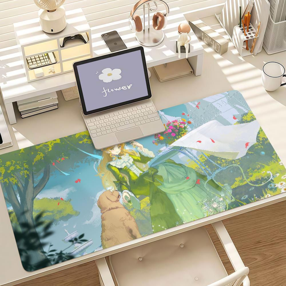 Anime Lord Of The Mysteries Mouse Pad Anti Slip Rubber Edge Locked Thickened Laptop Gaming Desk Mat