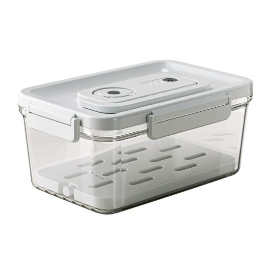 Электрический вакуумный контейнер для еды, герметичный ящик-хрустяшка с ручным насосом, пищевой контейнер без BPA для хранения в холодильнике, для фруктов, овощей и мяса