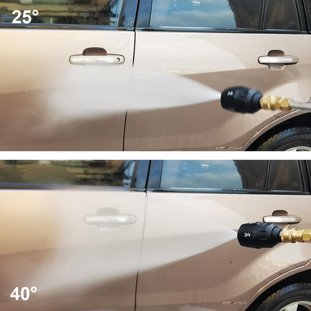 Насадка для мойки высокого давления 5 в 1 для автомобиля, профессиональный адаптер 1/4 дюйма, распылитель