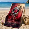Custom Name Raptors basketball Logo Personalized Microfiber Beach Towel, Quick-Dry, Ideal for Summer Travel, Beach Essential, Swimming