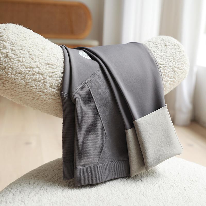 Pregnancy Leggings Fleece New Maternity Pants Belly Pants Skinny Park Pu Maternity Leggings Nine-point Pants