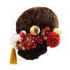 OTAKUMARKET Hair Ornament Set for and with Flower Hair and Gold Leaf In 3 Colors 13-Piece Coming-of-Age Ceremonies, Furisode, Shichi-Go-San, Hakama,