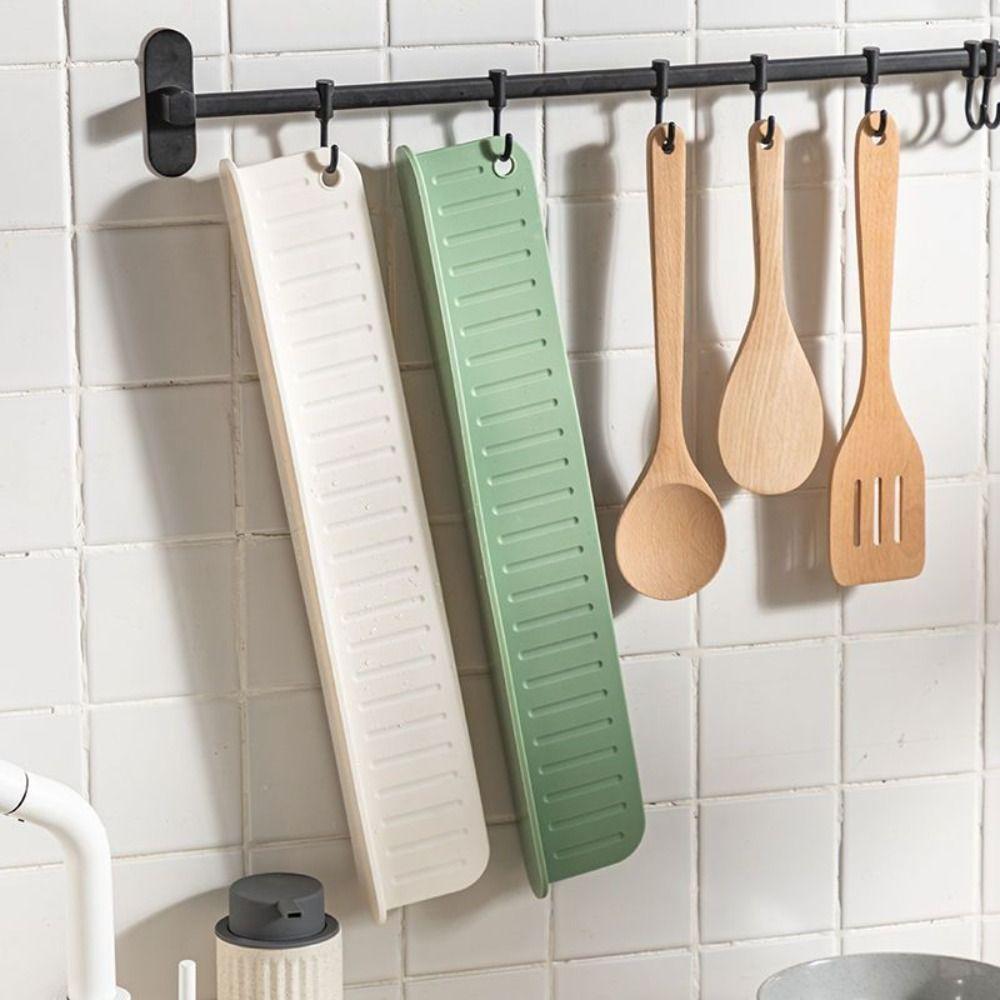 Silicone Water Baffle Barrier Sink Flap Block Easy Cleaning Sink Splash Guard  Household