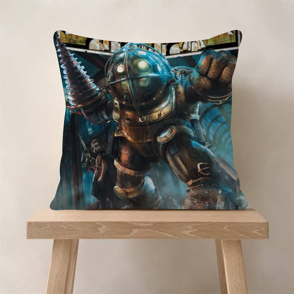 Чехол для подушки PC BioShock Чехол для подушки-плед в машину Чехол для подушки на диван Автомобильный Рождественский подарок
