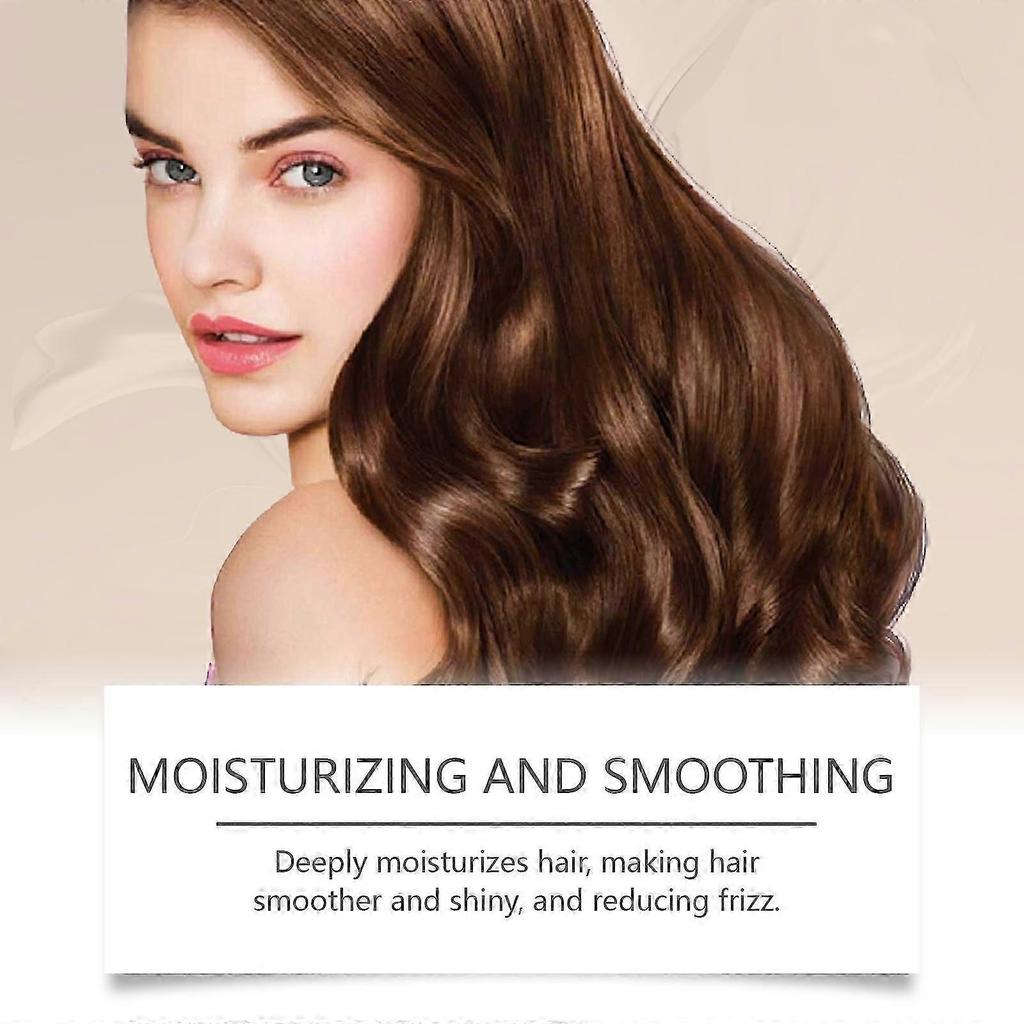 Hoegoa Curly Hair Shaping Care Hair Mask, Nourishing and Repairing Curly Hair, Elastic, Smooth, Shiny and Naturally Fluffy less