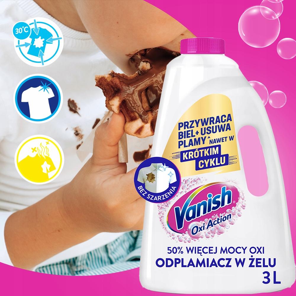 Vanish Oxi Action White Stain Remover Gel 3L