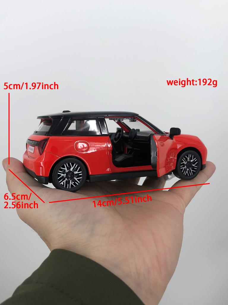 ОСО 1:28 модель автомобиля BMW MINI Cooper, металлическое украшение из цинкового сплава, коллекционный подарочный автомобиль