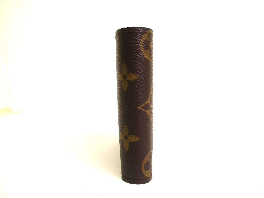 Оригинальный коричневый кожаный складной кошелек LOUIS VUITTON Monogram #a994 Открытая коробка