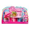 barbie Мини-домик Barbieland Dream House с 1 микрокуклой, игровой домик для кукол от 6 лет, розовый HYF45, кукольный домик для игр и ролевых игр