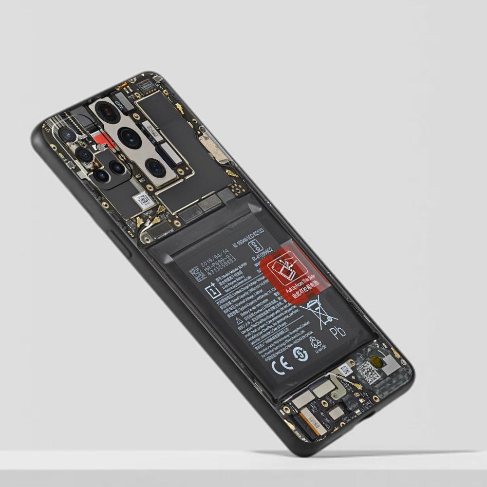 Phone Case For Oneplus 13R 13 12 10T 11 R10 Nord N100 N200 N10 9 9R CE 2 3 Z Pro Lite Soft TPU Cover Main Circuit Board Pattern