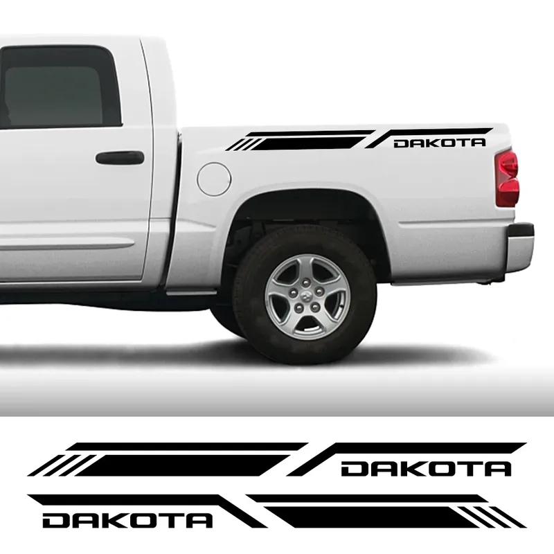 Наклейка на борт пикапа для Dodge Dakota SLT SXT 5.9 R/T Sport Стиль полос для автомобиля Декоративная наклейка Виниловая накладка на грузовик Автоаксессуары