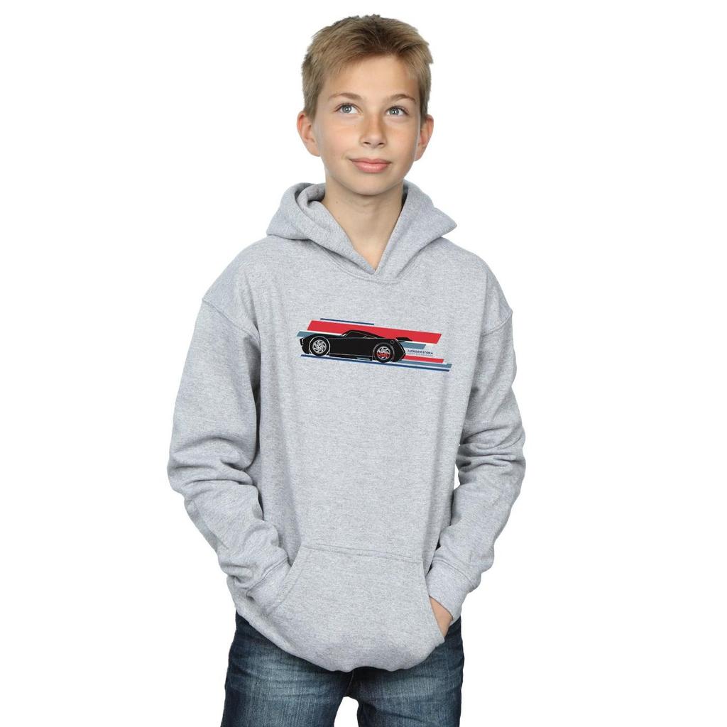 Disney Boys Cars Jackson Storm Stripes Hoodie
