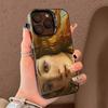 Чехол для телефона с картиной Сандро Боттичелли для iPhone 16 15 14 13 12 11 Pro Max Матовый противоударный задний чехол Защита от падений Матовая крышка