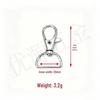 Zinc Alloy Lobster Clasp Dog Buckle & Metal Keychain Accessories