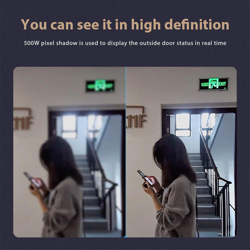 4,3-дюймовый IPS-экран, 2,4G, беспроводной визуальный дверной звонок с экраном, беспроводной смарт-домофон