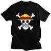 2026 Новый One Piece Манки Д. Мужская и женская модная дышащая футболка с принтом японского аниме Луффи, мужские топы