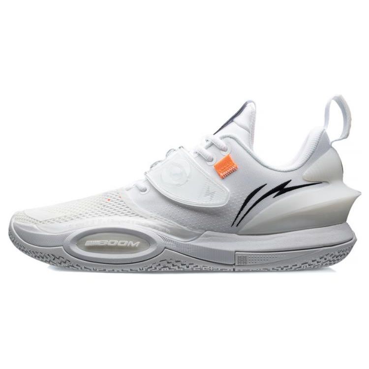 Li Ning All City 10 V2 White Heat Slip Resistant Durable Low Top Basketball Shoes Men Basketball Shoes ABAS059-3